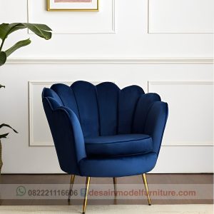 Sofa Kerang Minimalis Mewah Untuk Dekorasi Foto Pelaminan