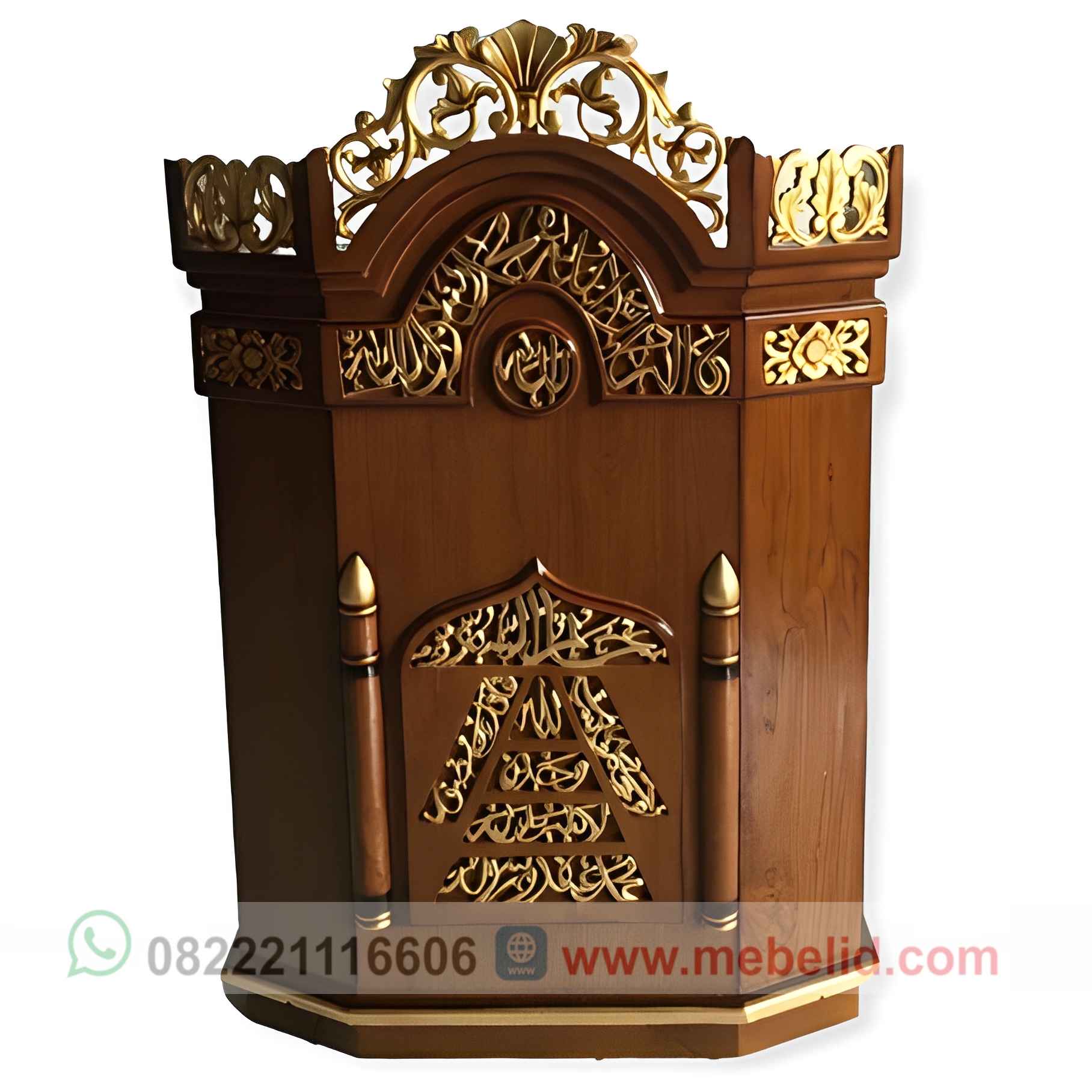 Mimbar podium masjid as'ad